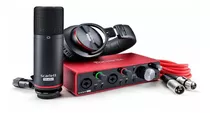 Kit De Grabacion Focusrite Scarlett 2i2 Studio 3ra Generac P