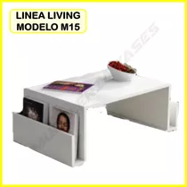 Mesa De Centro Moderna Juego Mueble Sala Sofa Recibo M15