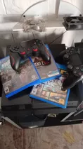 Playstation 4 - 500 Gb - 2 Joystick Gta V - Re 7. - Farcry 5