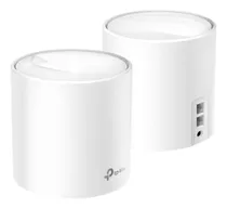 Roteador Gigabit Wi-fi 6 Mesh Tp-link Deco X60 2pack Cor Branco 100v/240v