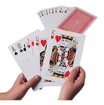 Gigante Jumbo Deck Of Big Playing Cards Juego De Poker Compl