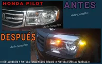 Reparación Fondo Negro Titanio Faros Focos Honda Pilot