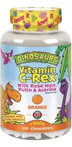 Kal | Vitamin C-rex | 100 Chewable Tablets | Orange