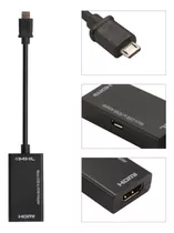 Cable Conectar Celular A Tv Micro Usb A 1080p Hdmi Mhl (ver)