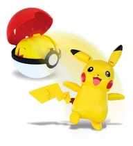 Figura Pokemon - Pikachu Con Pokebola