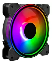 Kit 3 Ventiladores Balam Rush 120 Mm Argb Pc Ex50k 1200rpm Led Rgb Negro