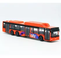 Miniatura Ônibus Man Lion's City C Laranja 1:110 Majorette