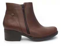 Botas Cuero Doble Cierre 878 Mujer  Zapatos Gravagna Cómodas