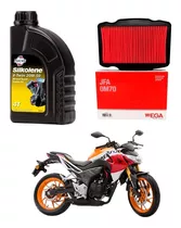 Kit Service Honda Cb 190 Filtro Aire + Silkolene Mine Sia+