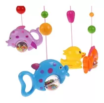 Brinquedo Para Berço Chocalho Colorido Mobile Bebe Peixinhos