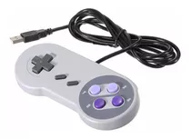 Controle Joystick Usb Super Nintendo Snes P/ Pc + 1000 Jogos