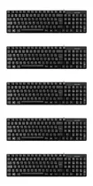 Kit 5 Teclado Básico Preto Usb Multilaser Tc193 Atacado