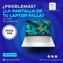 Servicio Tecnico Reemplazo De Pantalla Laptop Hp Dell Lenovo