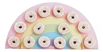 Ginger Ray Rainbow Kids Party Donut / Donut Wall Alternativa