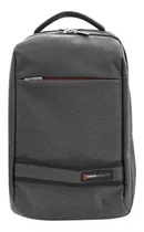 Mochila Backpack Swissmobility P/laptop 17 Xl-117 Gris Diseño De La Tela Nailon