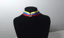 Collares Tipo Chocker. Inspirados En La Bandera De Venezuela
