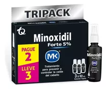 Mk Minoxidil Forte 5% Mk 5g Solución Tó - mL a $666