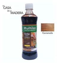Tinta Para Madera Color Caramelo Multilac Base Agua 480ml