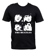 Remera The Beatles Rock & Roll Algodón Premium