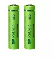 2 Pilas Baterias Recargable Aaa Gp 650 Mah Aaa Recyko Nimh