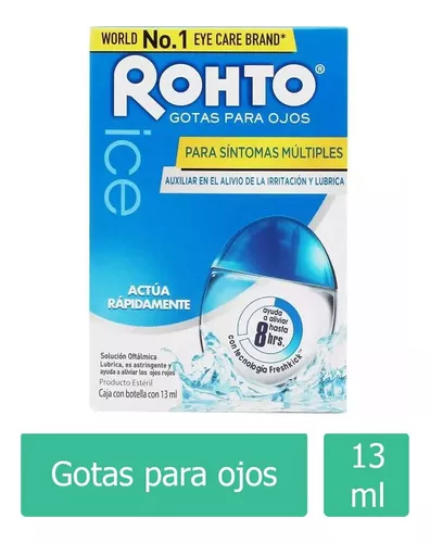 Rohto Ice Gotas Para Ojos Caja Con Botella Con Ml Cuotas Sin Inter S