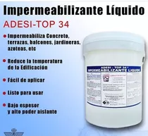 Adesi-top 34 Impermeabilizante Liquido Cuñete Gris