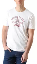 Polera Hombre Red Box White