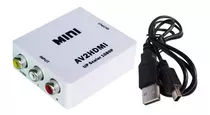 Conversor Adaptador Rca A Hdmi Directv Consolas Video Vhs