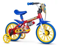 Bicicleta Bicicletinha Infantil Fireman Aro 12 - Nathor