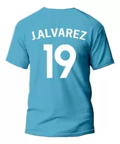 Lum - Remera Niño Julian Alvarez Manchester City - Algodon