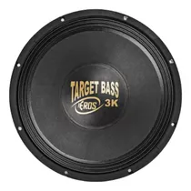 Tipo De Alto-falante Eros E-15 Target Bass Para Carros, Picapes E Suvs Cor Preto De 4 X 15   