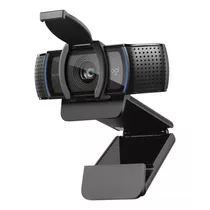 Camara Webcam Logitech C920s Pro Full Hd 1080p Con Obturador Color Negro