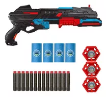 Lançador Espacial Dardos Eva Nerf Led Alvos Pontuação