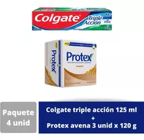 Crema Colgate + Jabón Protex - mL a $143