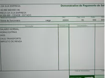 Comprovante Renda, Contracheque Editável, Holerite, Em Excel