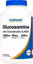 Original Nutricost Glucosamine & Chondroitin & Msm, 240cap