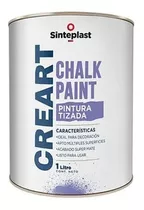 Creart Chalk Pintura A La Tiza Sinteplast 1l Color Blanco Algodon