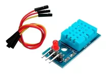 Dht11 Modulo Sensor Temperatura Humedad Con Cable Dupont