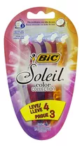 Barbeador Bic Color Collection Descartável 4 Un