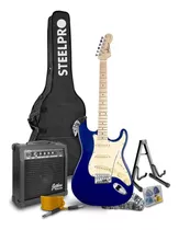 Paquete Guitarra Electrica Jethro Series By  steelpro 026 Orientación De La Mano Diestro