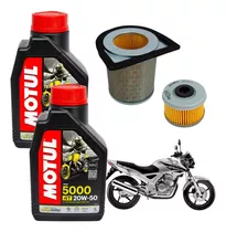 Kit Service Honda Cbx 250 Twister Motul 5000 + Filtros