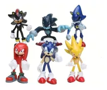 Sonic Coleção Action Figure -com 6 Bonecos Modelo Novo