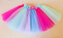 Tutus Nenas Multicolores Disfraz Bebas Polleritas