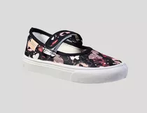 Zapatillas Guillerminas Para Nenas Niñas Lona Velcro Goosy