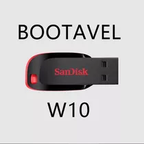 Pendrive Bootavel Sandisk W7 W10 Ou W11 Formatação Pc/note