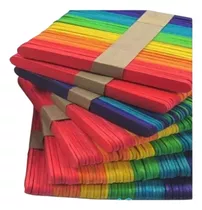 Palos De Paleta De Colores * 200 Unidades   