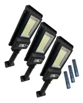 Pack X3 Focos Solares Exterior 180w Foco Potente Sensor