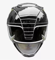 Plano Casco Power Ranger Mighty Morphin Black Ranger