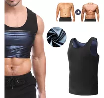 Musculosa Reductora Modeladora Faja Hombre Termica Remera