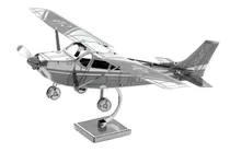 Miniatura De Montar Metal Earth - Avião Cessna 1972